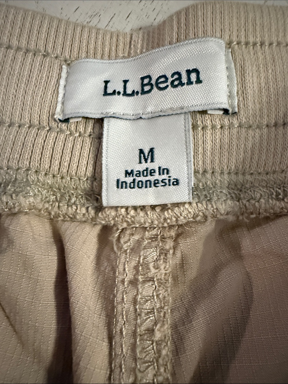 L.L. Bean women’s tan ripstop pull on utility shorts size medium - Picture 5 of 10